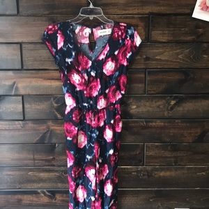 Abercrombie kids floral jumpsuit